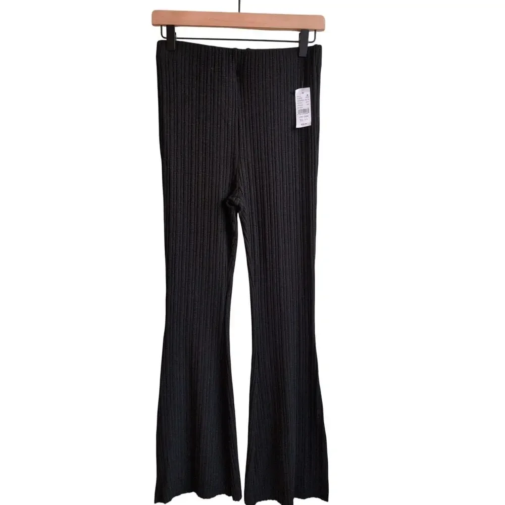 Pacsun Ribbed Flare Pants size Large NWT - Picture 2 of 4